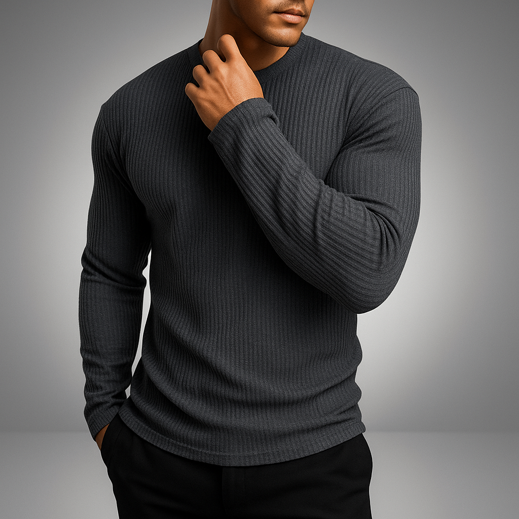 Hefner Rib-Knit Sweater