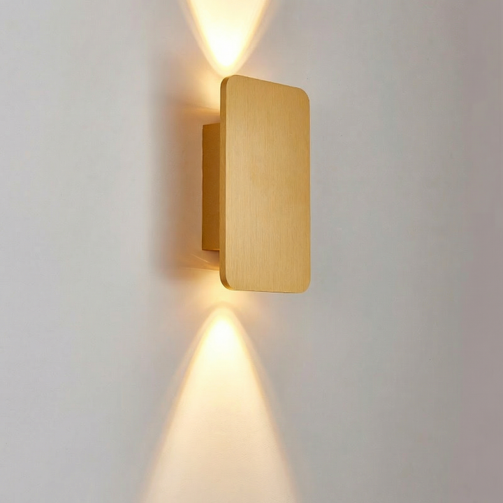 Brushed Aluminum Up Down Wall Lamp