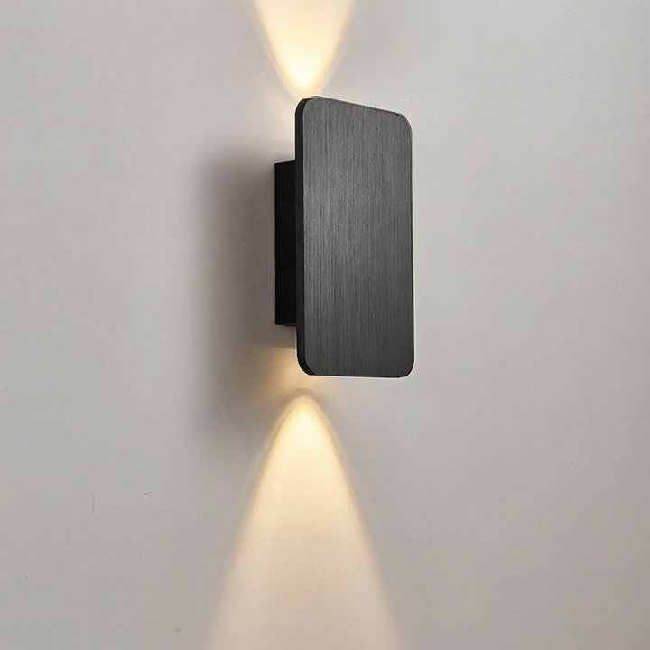Brushed Aluminum Up Down Wall Lamp