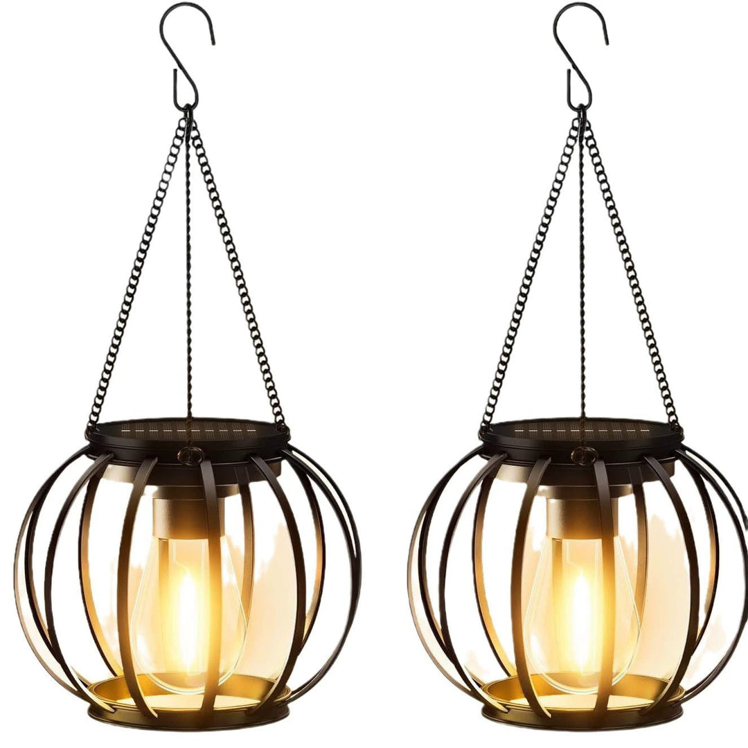 Solar Hanging Mesh Lantern