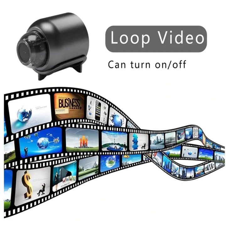 Mini WiFi Security Camera — 1080P HD | Night Vision | Motion Detection | Indoor Spy Cam