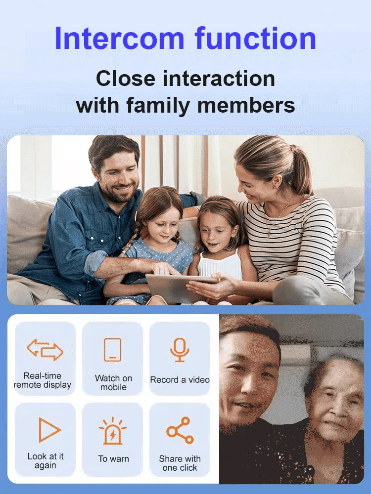 Mini WiFi Security Camera — 1080P HD | Night Vision | Motion Detection | Indoor Spy Cam