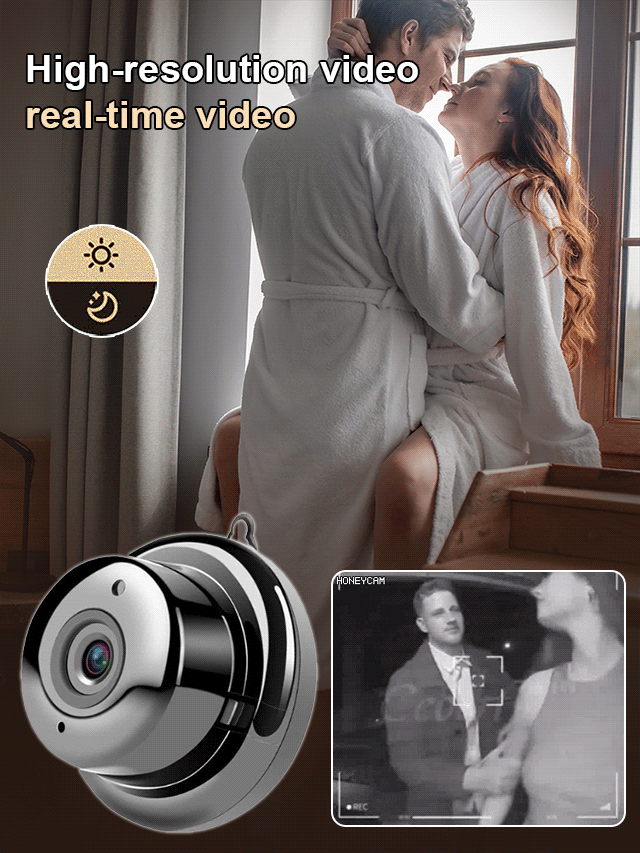 Mini WiFi Security Camera — 1080P HD | Night Vision | Motion Detection | Indoor Spy Cam