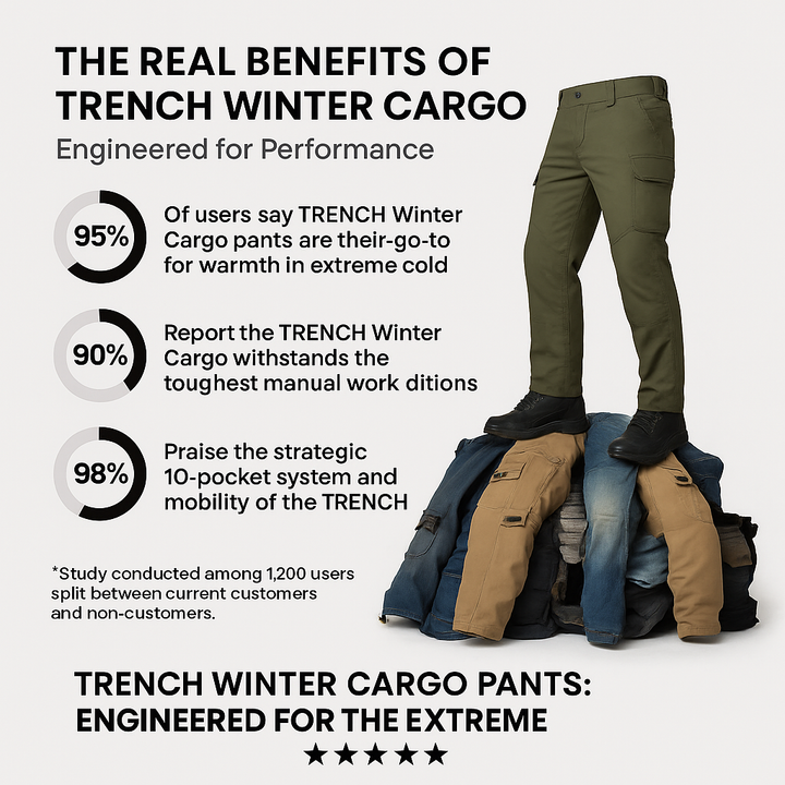Trench Winter Cargo  Weatherproof, Work-Ready