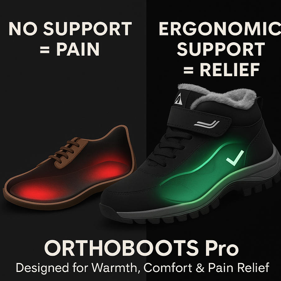 ORTHOBOOTS Pro® - Ergonomic winter boots - pain relieving & warming