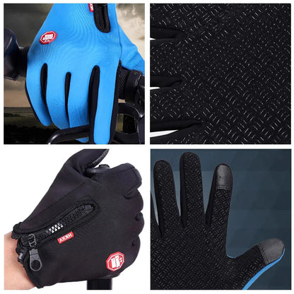 Waterproof Thermal Touchscreen Winter Gloves — Windproof, Warm, Ideal for Running, Hiking & Skiing