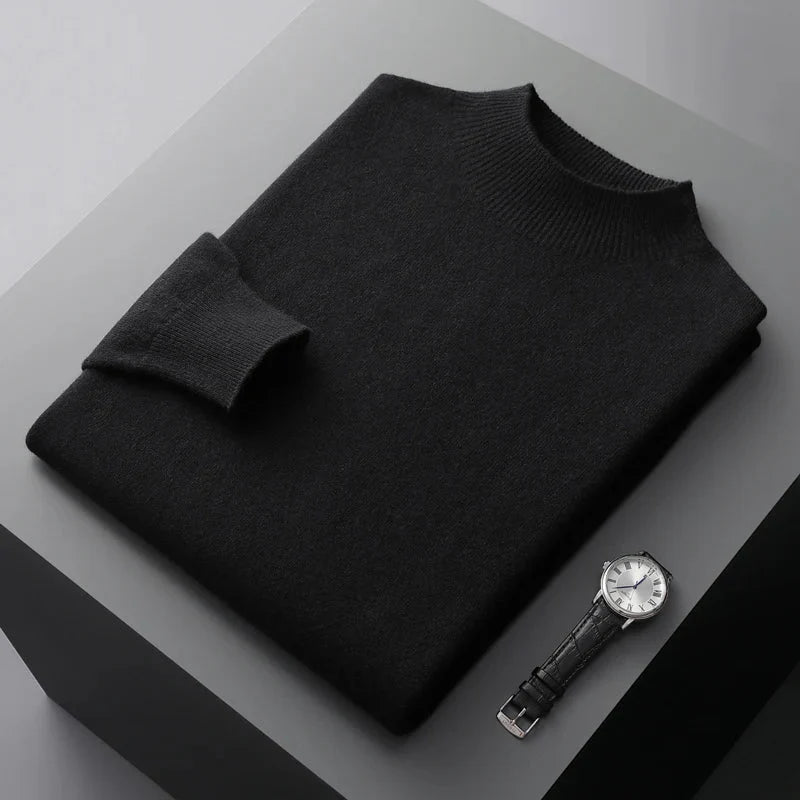 Sweater - Soft Fiber Blend And Simple Lines For Warmth