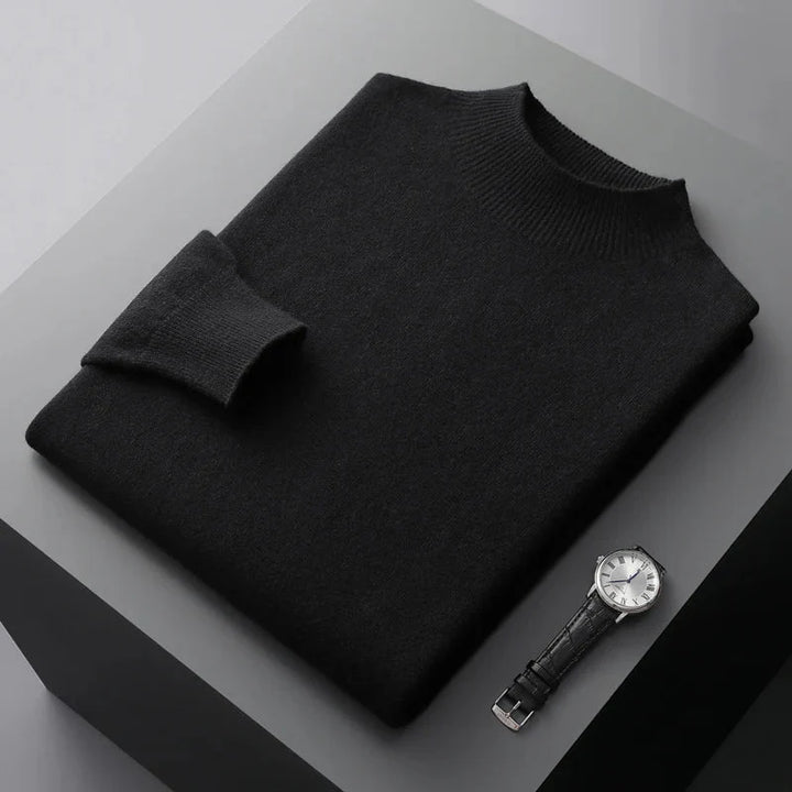 Sweater - Soft Fiber Blend And Simple Lines For Warmth