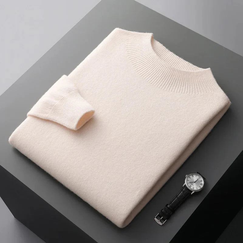 Sweater - Soft Fiber Blend And Simple Lines For Warmth