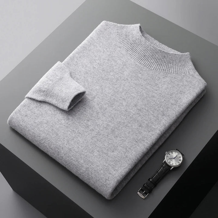 Sweater - Soft Fiber Blend And Simple Lines For Warmth