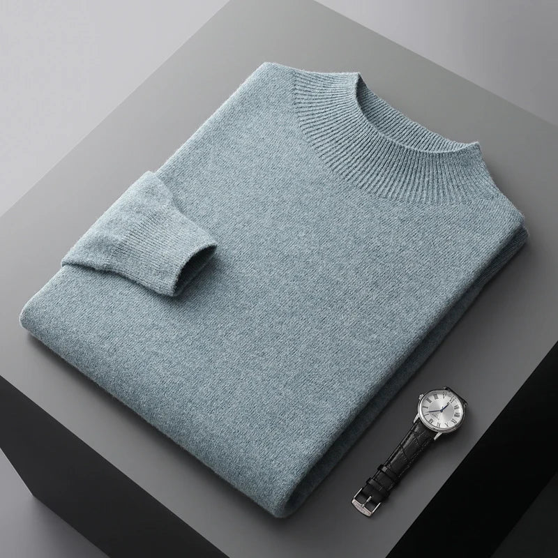 Sweater - Soft Fiber Blend And Simple Lines For Warmth