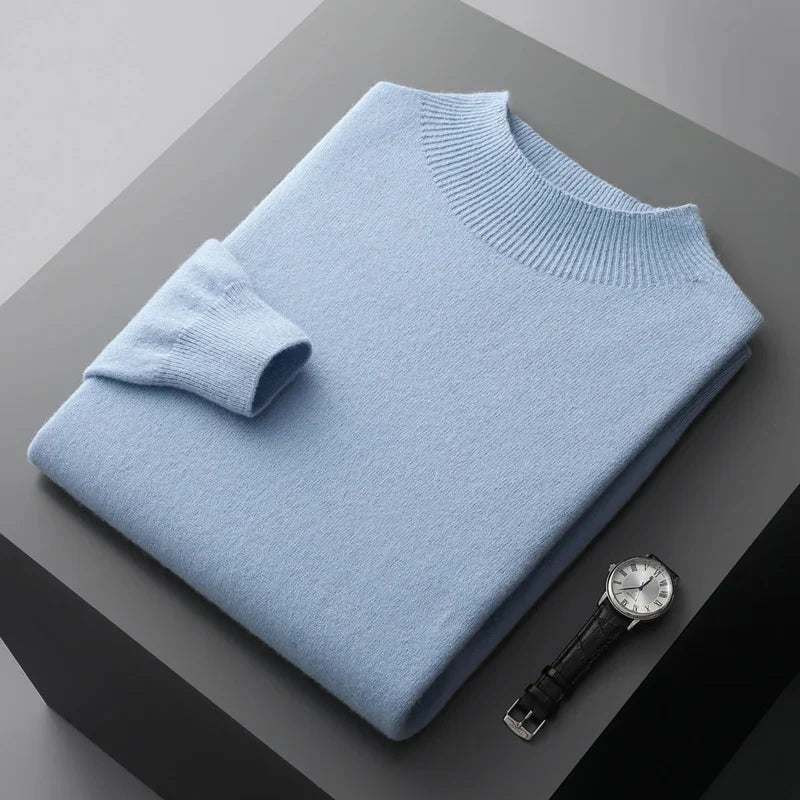 Sweater - Soft Fiber Blend And Simple Lines For Warmth