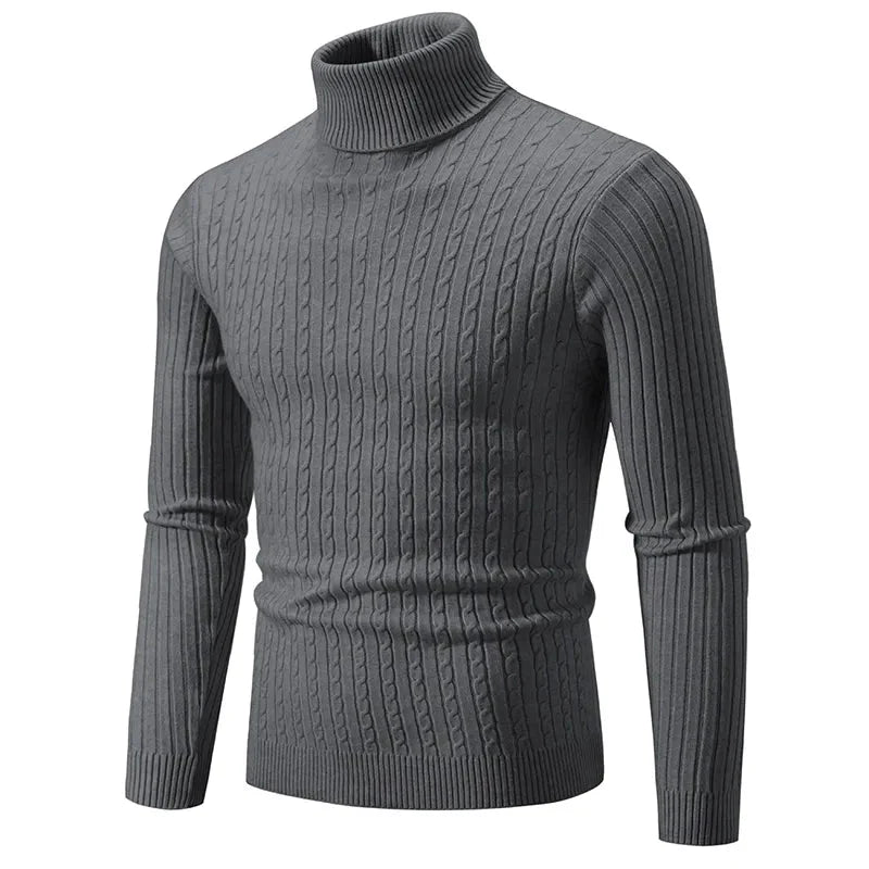 Turtleneck - Fine Knit Blend Collar And Retains Warmth