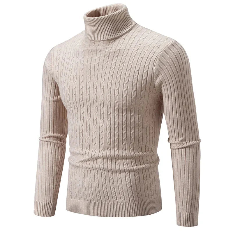 Turtleneck - Fine Knit Blend Collar And Retains Warmth