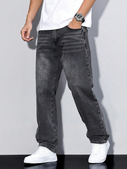 Daan | Solid Color Casual Men's Jeans