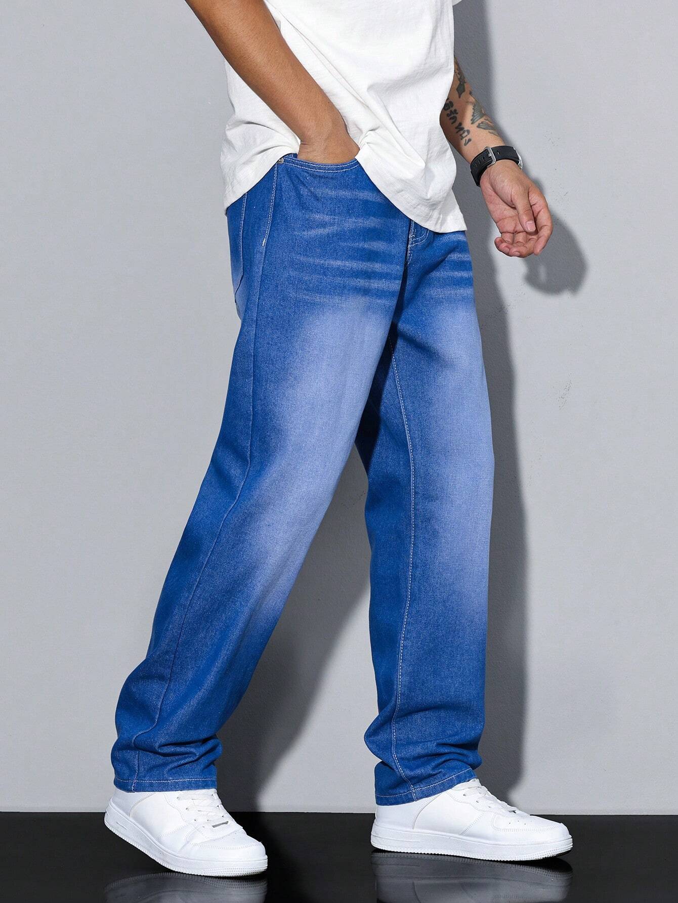 Daan | Solid Color Casual Men's Jeans