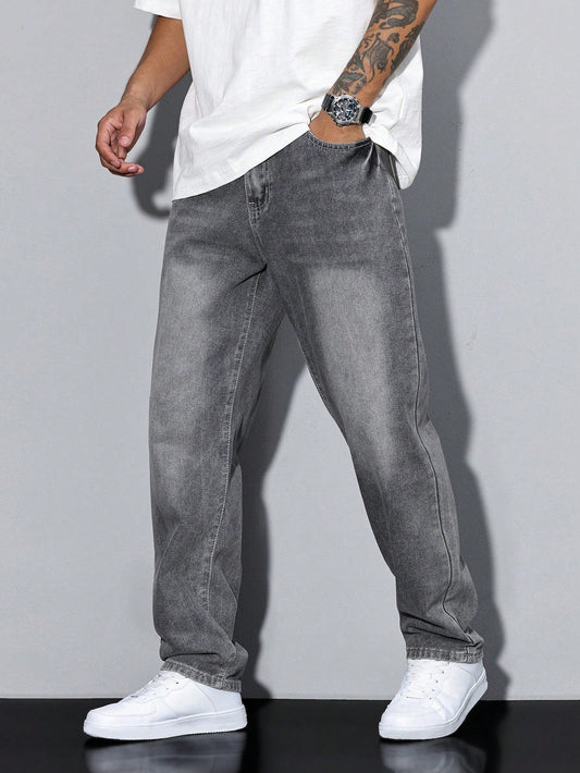 Daan | Solid Color Casual Men's Jeans