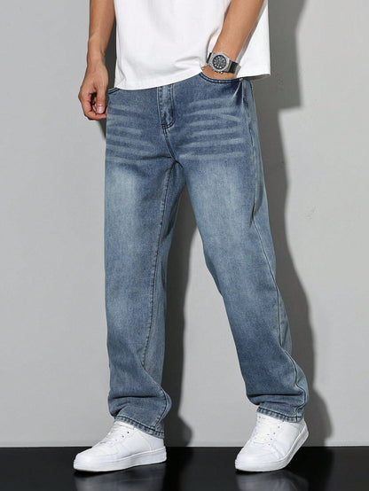 Daan | Solid Color Casual Men's Jeans