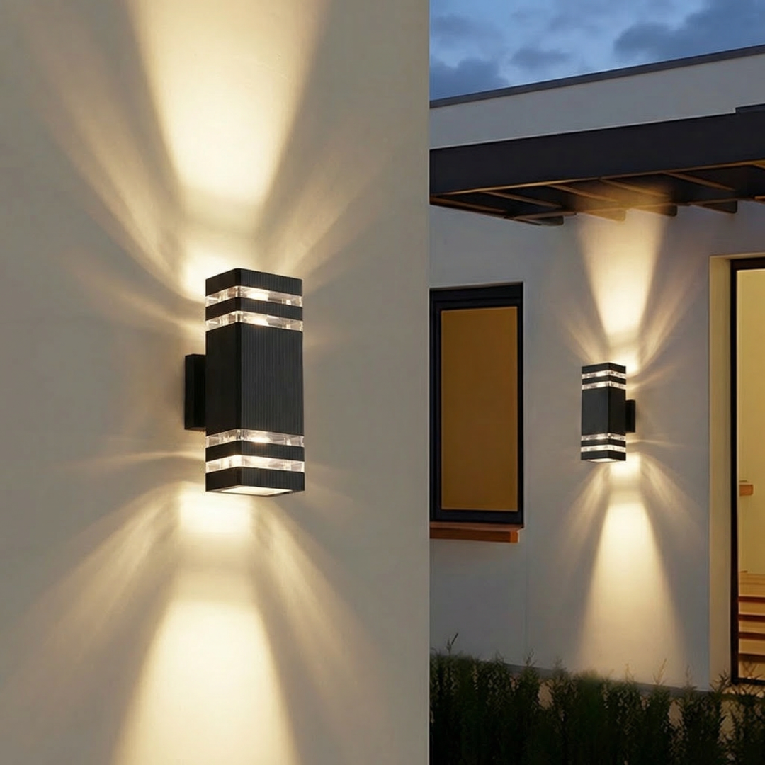 Outdoor Double Head Wall Light