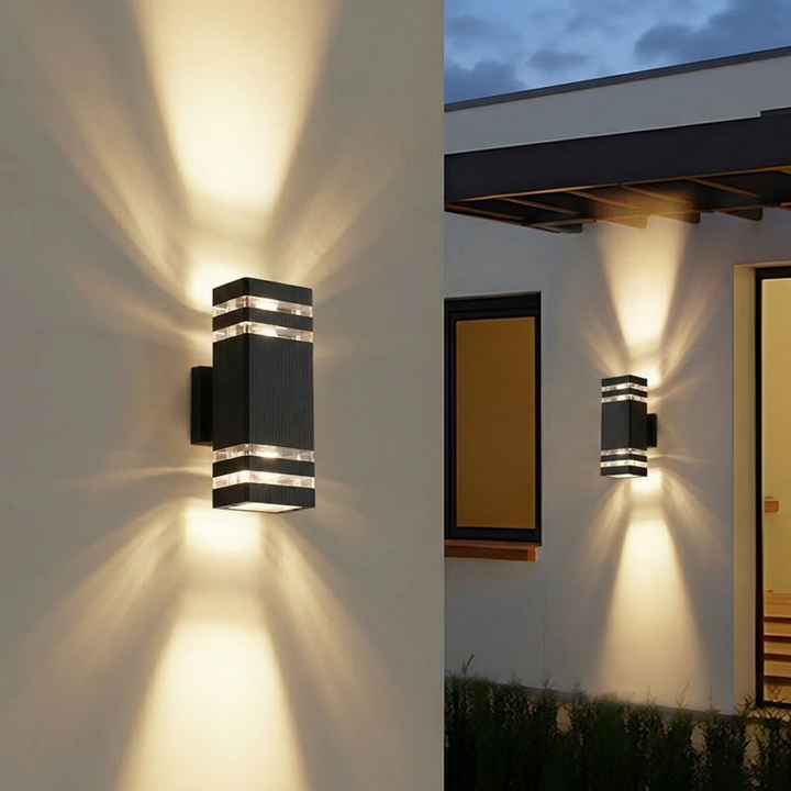 Outdoor Double Head Wall Light